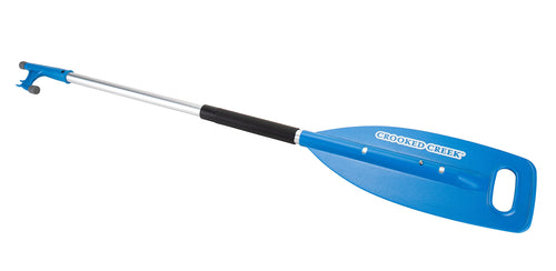 Telescoping Crooked Creek Boat Paddle with Hook - Extends 36-inches to 54-inches - Compact Design for Storage (50645)