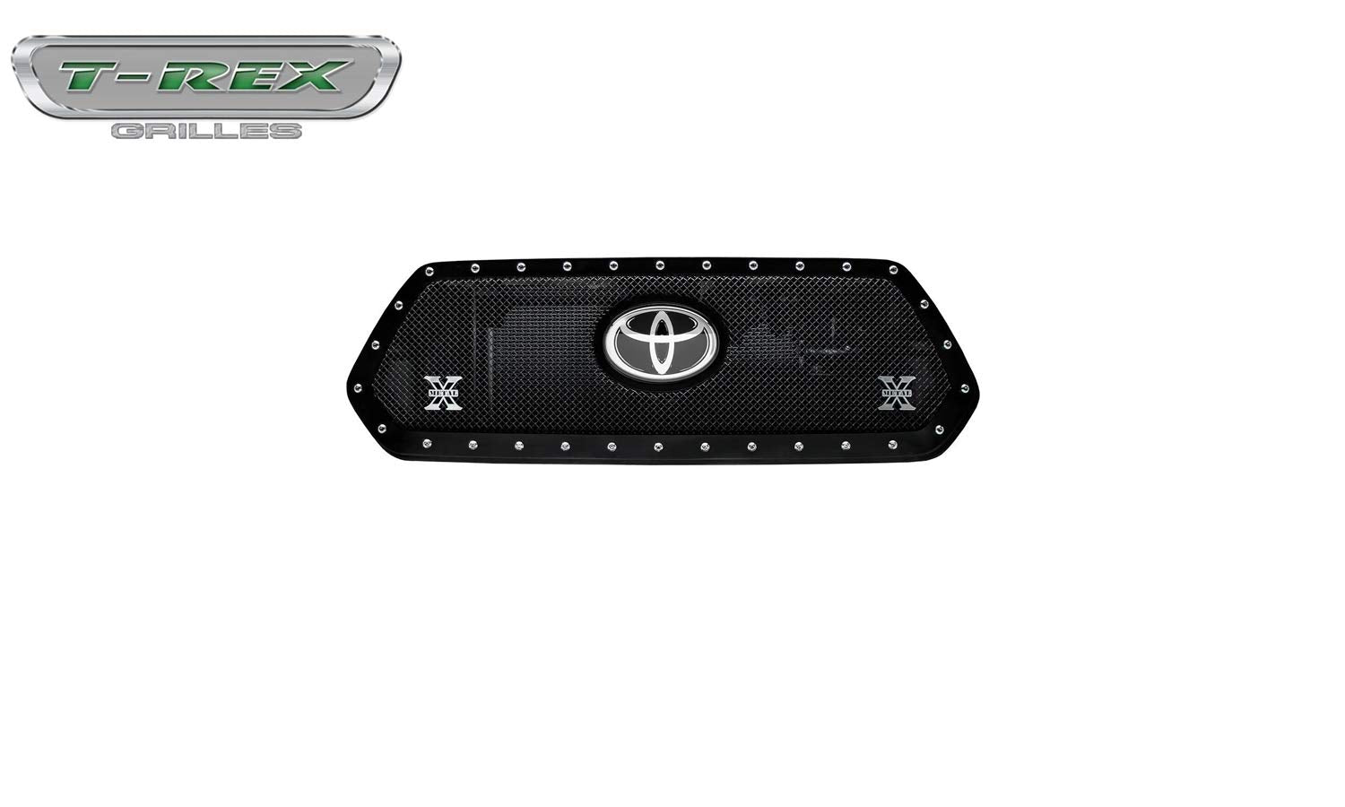X-Metal Grille 2018-2022 Tacoma, Black, 1 Pc, Insert, Chrome Studs, Does Not Fit Vehicles with Camera - PN #6719511