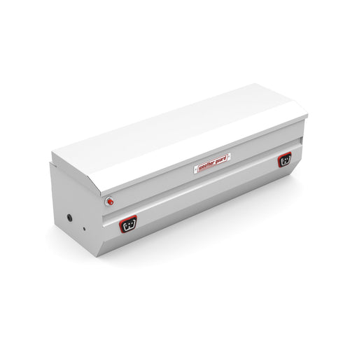 Steel Weather Guard All-Purpose Truck Tool Chest 635-3-04, Fits Full Size Trucks, 10.0 cu ft Storage Capacity (White)