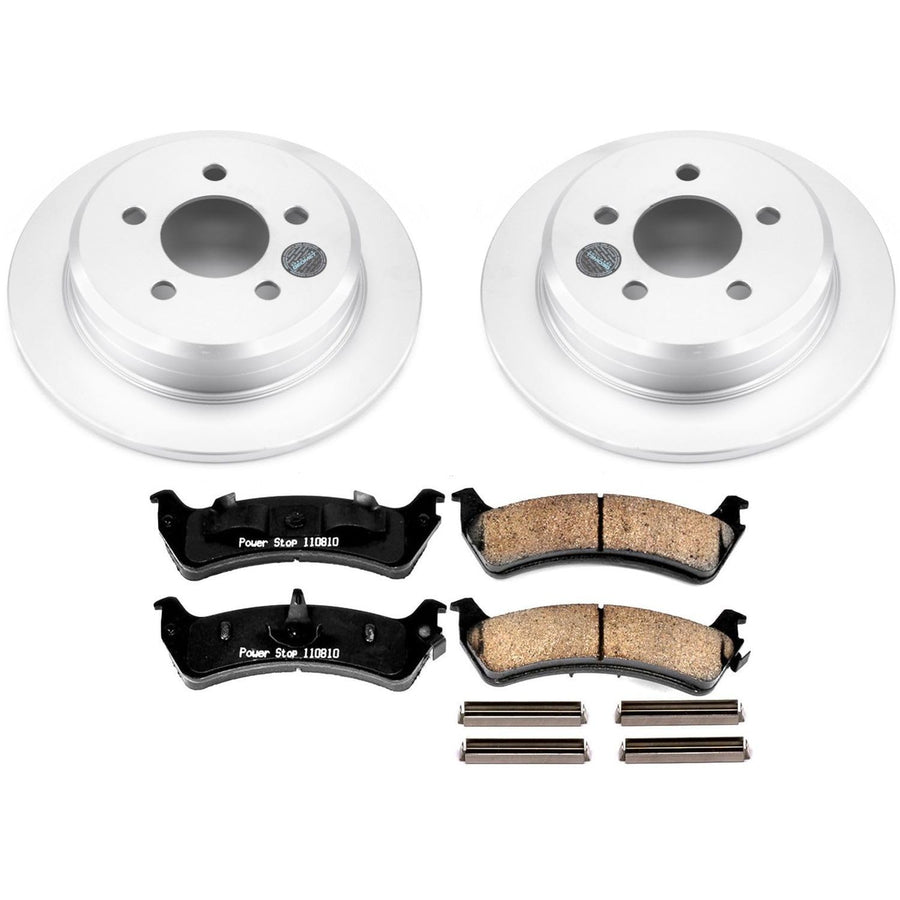 Power Stop Z17 Evolution Geomet® Coated Brake Kit CRK3092 Rear