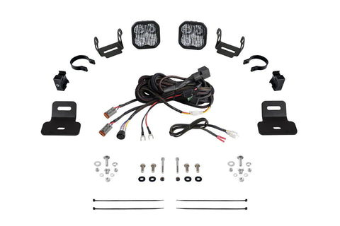 Stage Series Diode Dynamics A-Pillar Pod Kit compatible with Can-Am Maverick X3 2017-2025, SS3 Pro White Combo