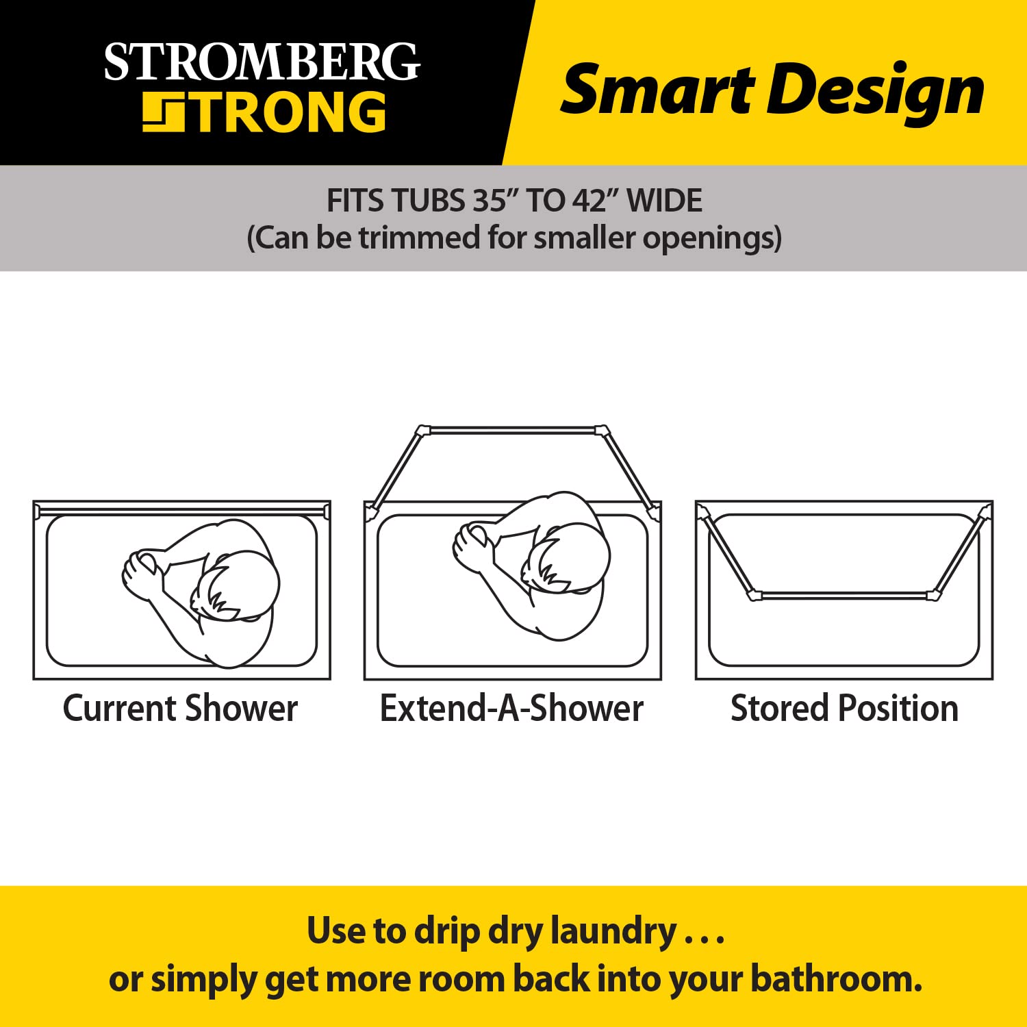 Extend-A-Shower Stromberg Carlson EXT-3542