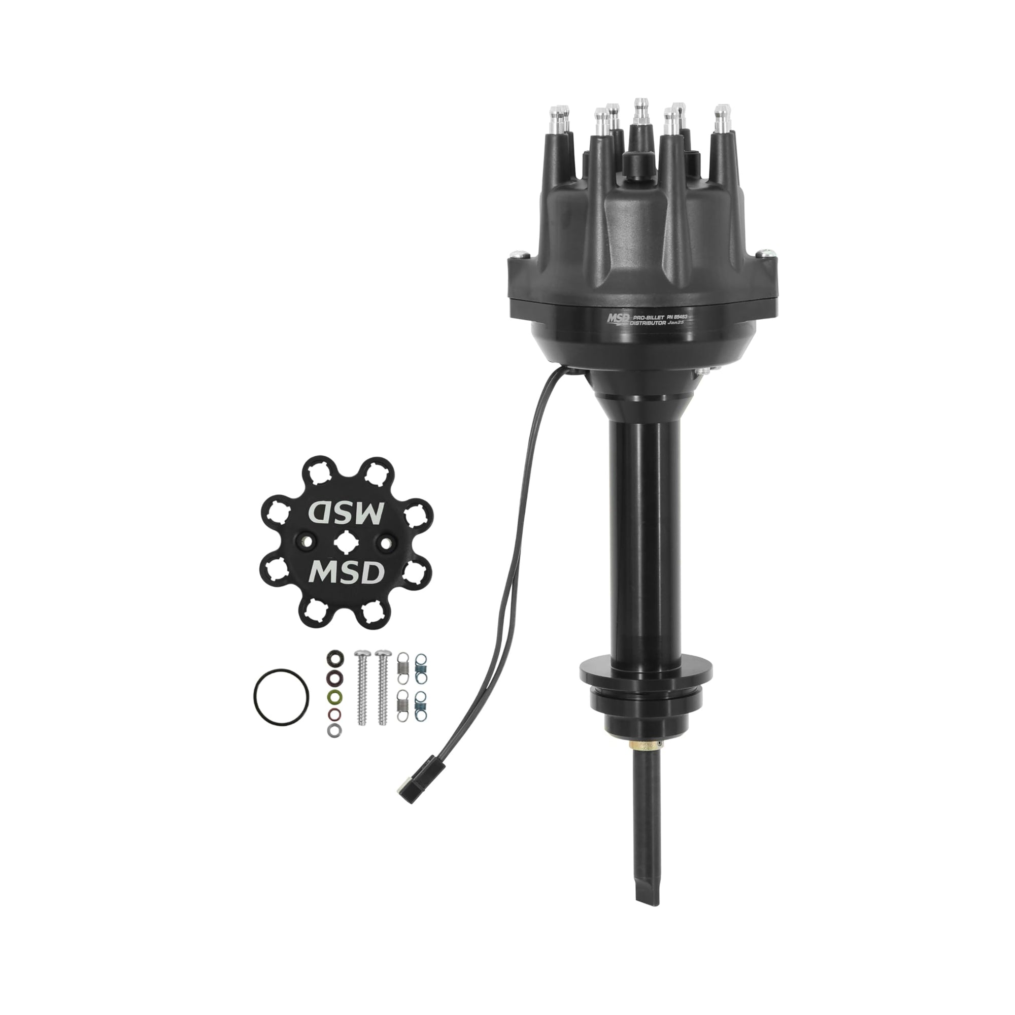 Small Diameter MSD Pro-Billet Distributor Black 85463