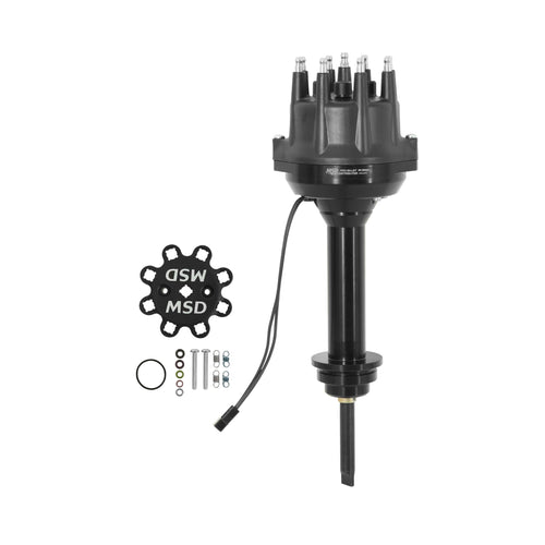 Small Diameter MSD Pro-Billet Distributor Black 85463
