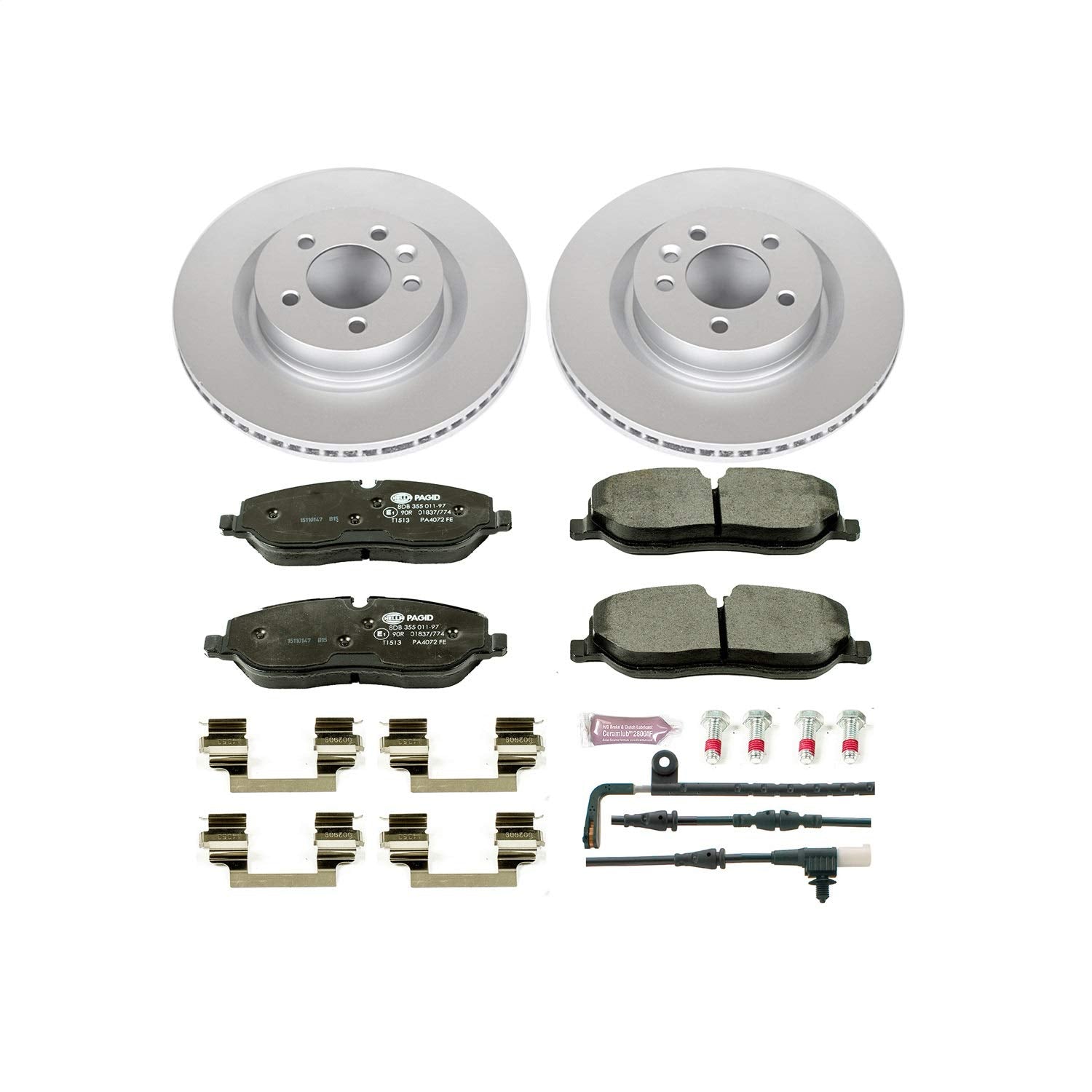 Power Stop ESK6047 Euro-Stop Front Brake Kit L& Rover For Land Rover Range Rover Sport 2006-2009 [Model Specific]