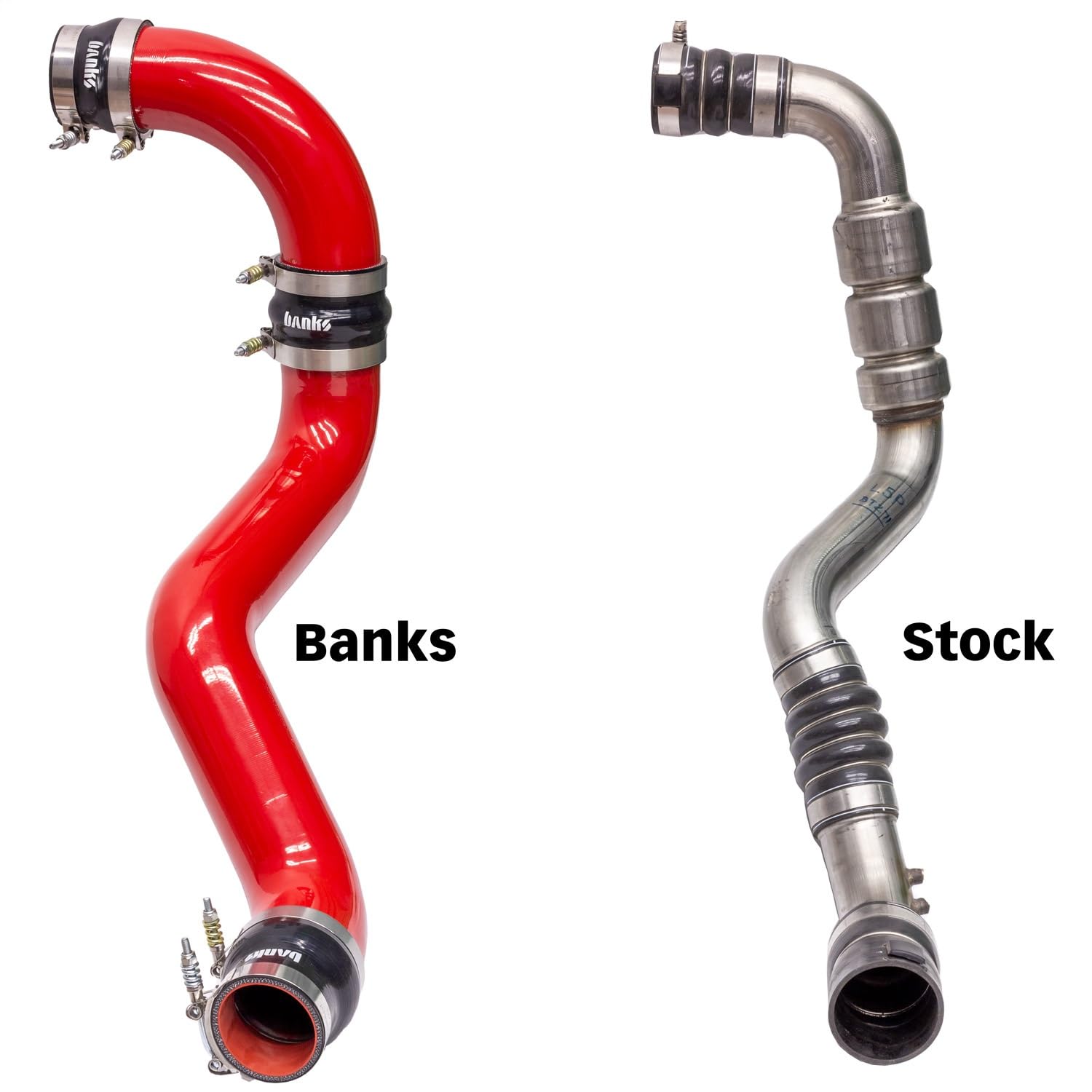 17-19 Chevy/GMC Banks Power 2500HD/3500HD Diesel 6.6L Boost Tube Upgrade Kit - Red (25999)