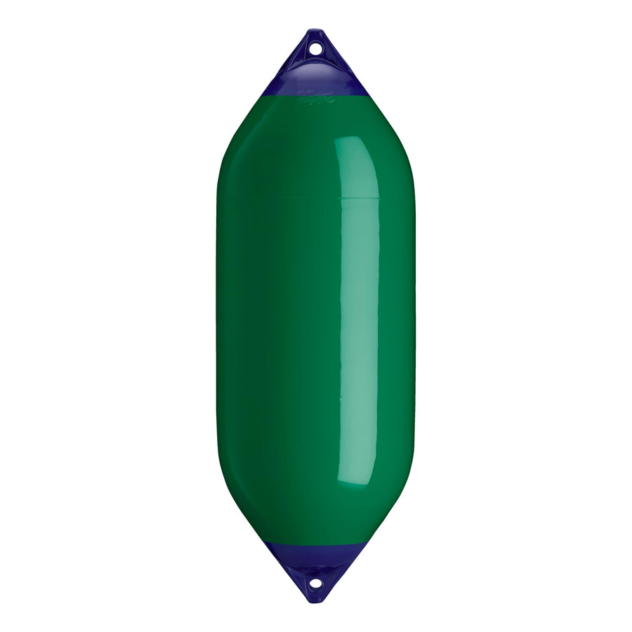 Polyform F-10 Boat Fender F-Series Standard Blue Ropehold - Forest Green