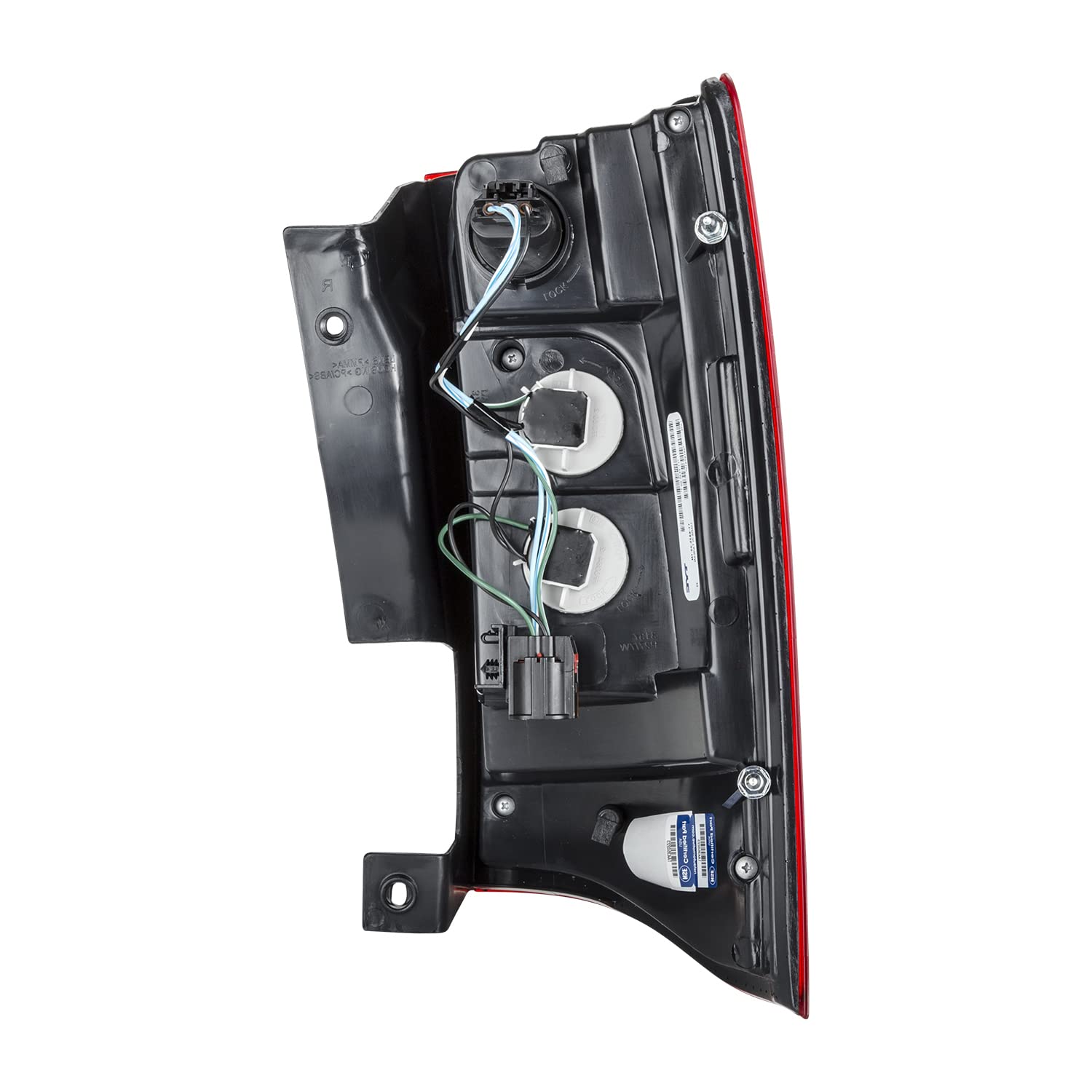 Left TYC Tail Light Assembly Compatible with 2011-2016 Chrysler Twn And Country