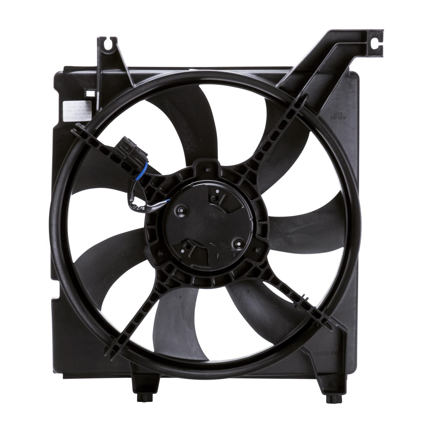 Hyundai Tiburon TYC 601030 Replacement Radiator Cooling Fan Assembly