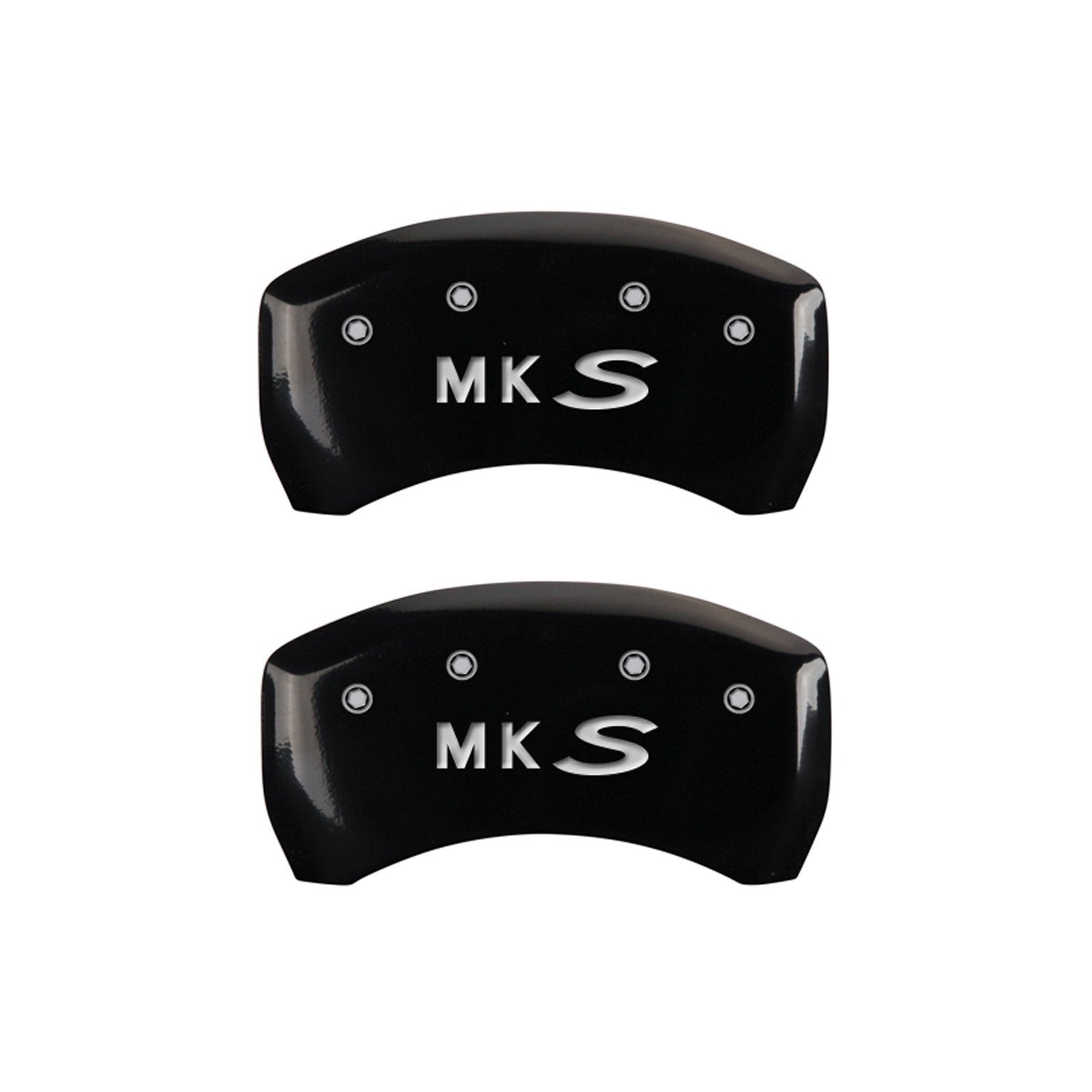 Caliper Covers MGP 36019SLCSBK with Black Powder Coat Finish, (Set of 4)