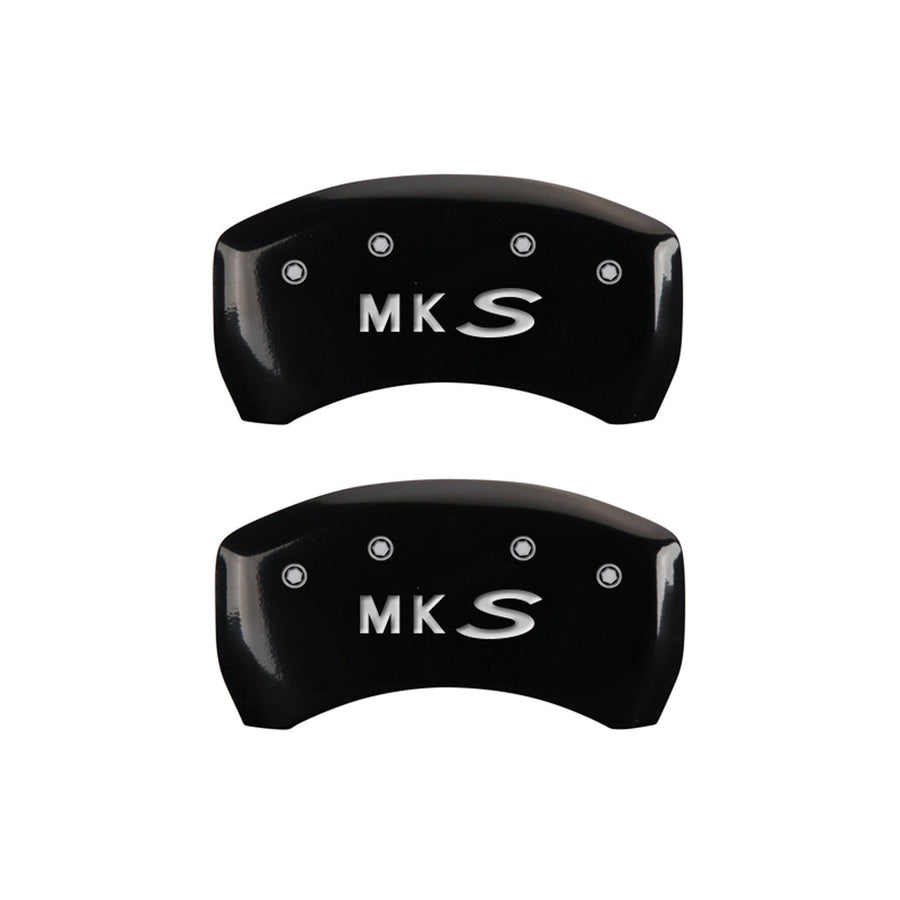 Caliper Covers MGP 36019SLCSBK with Black Powder Coat Finish, (Set of 4)