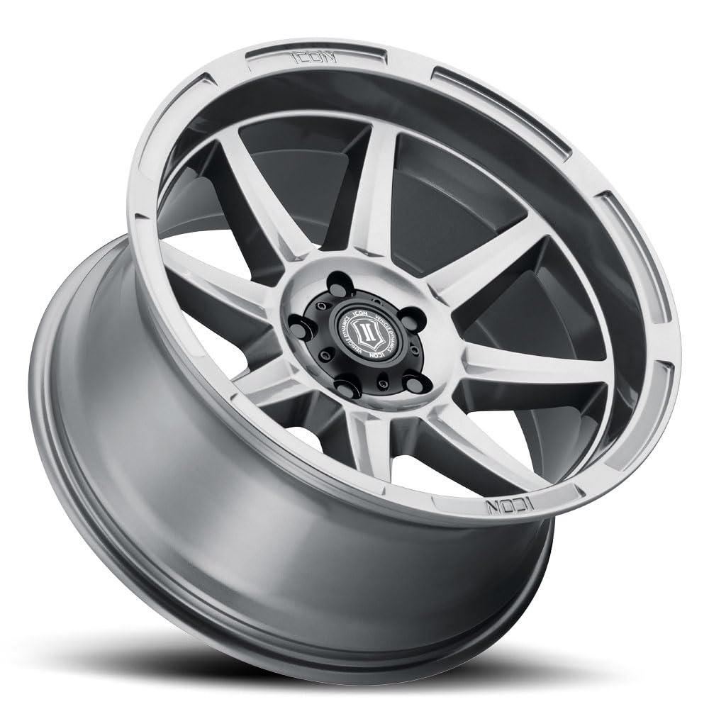 Gun Metal ICON Alloys Bandit, 20 x 10/6 x 5.5, 24mm Offset, 4.5" BS, 6020108345GM