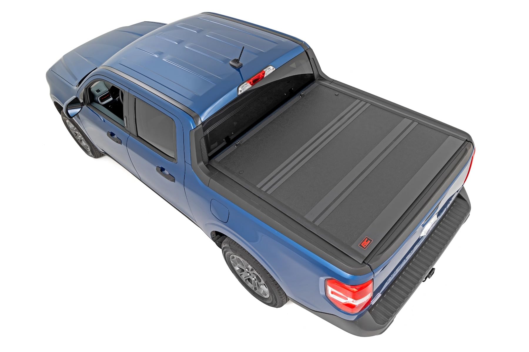 Hard Tri-Fold Tonneau Cover for Ford Maverick Rough Country (2022–2026) - Low-Profile Aluminum Truck Bed Cover, Fits 4'6 Bed
