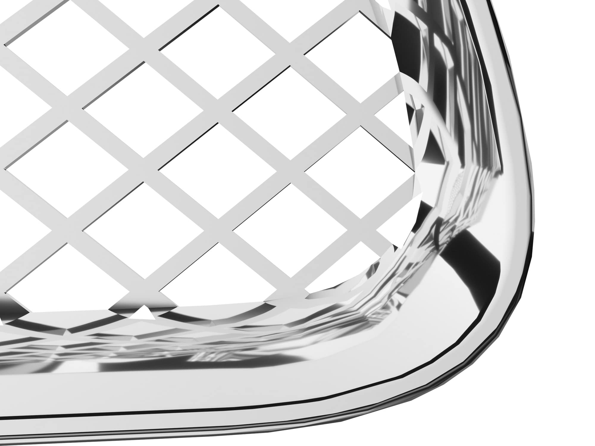 7147683 Armordillo USA Mesh Grille Fits 2011-2012 Dodge Charger-Chrome (Excl. SRT8)