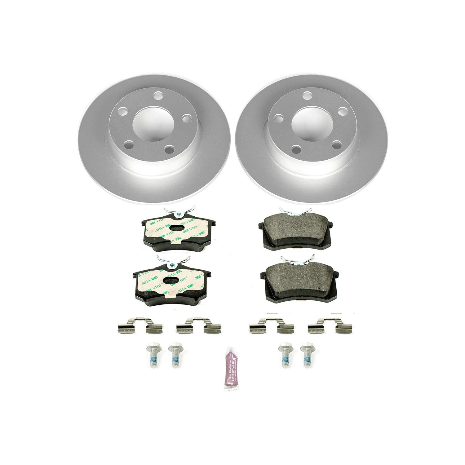 Power Stop Rear ESK941 Euro-Stop Brake Kit For Audi A6 Quattro 1998-2004 [Model Specific]