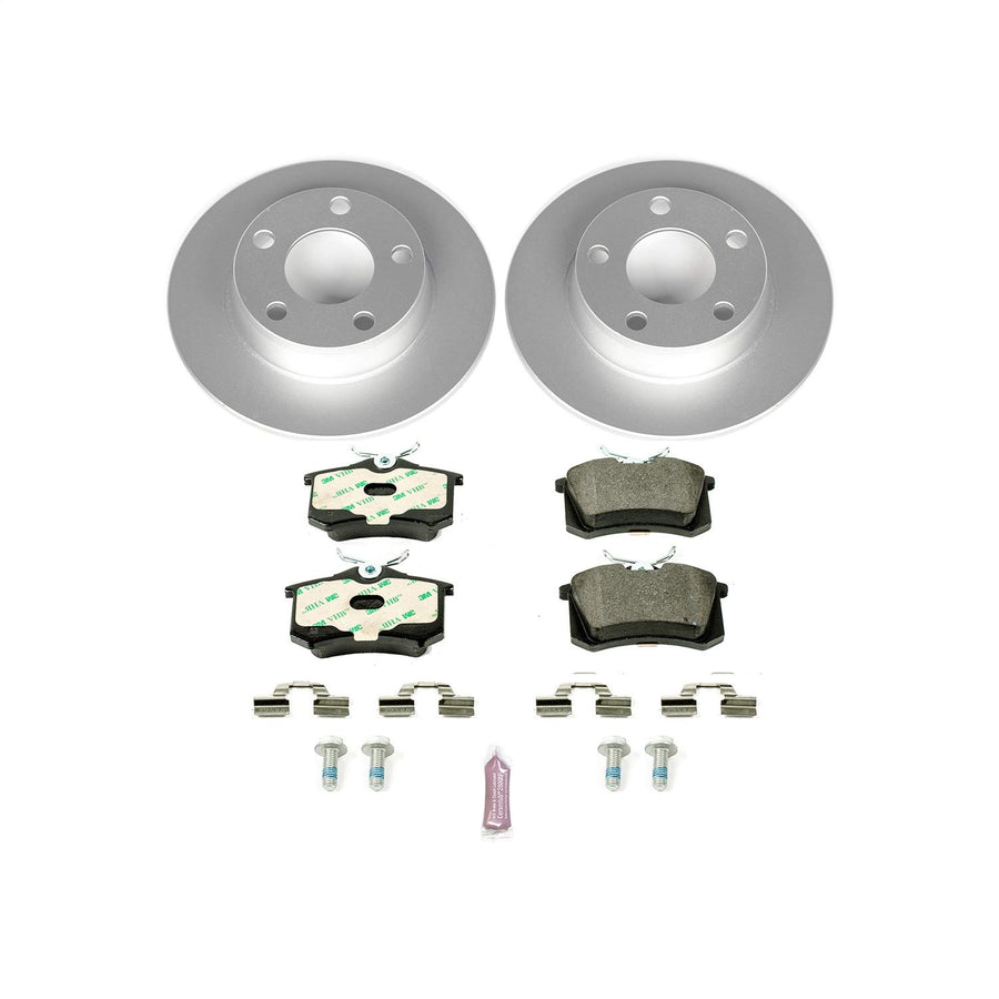 Power Stop Rear ESK941 Euro-Stop Brake Kit For Audi A6 Quattro 1998-2004 [Model Specific]