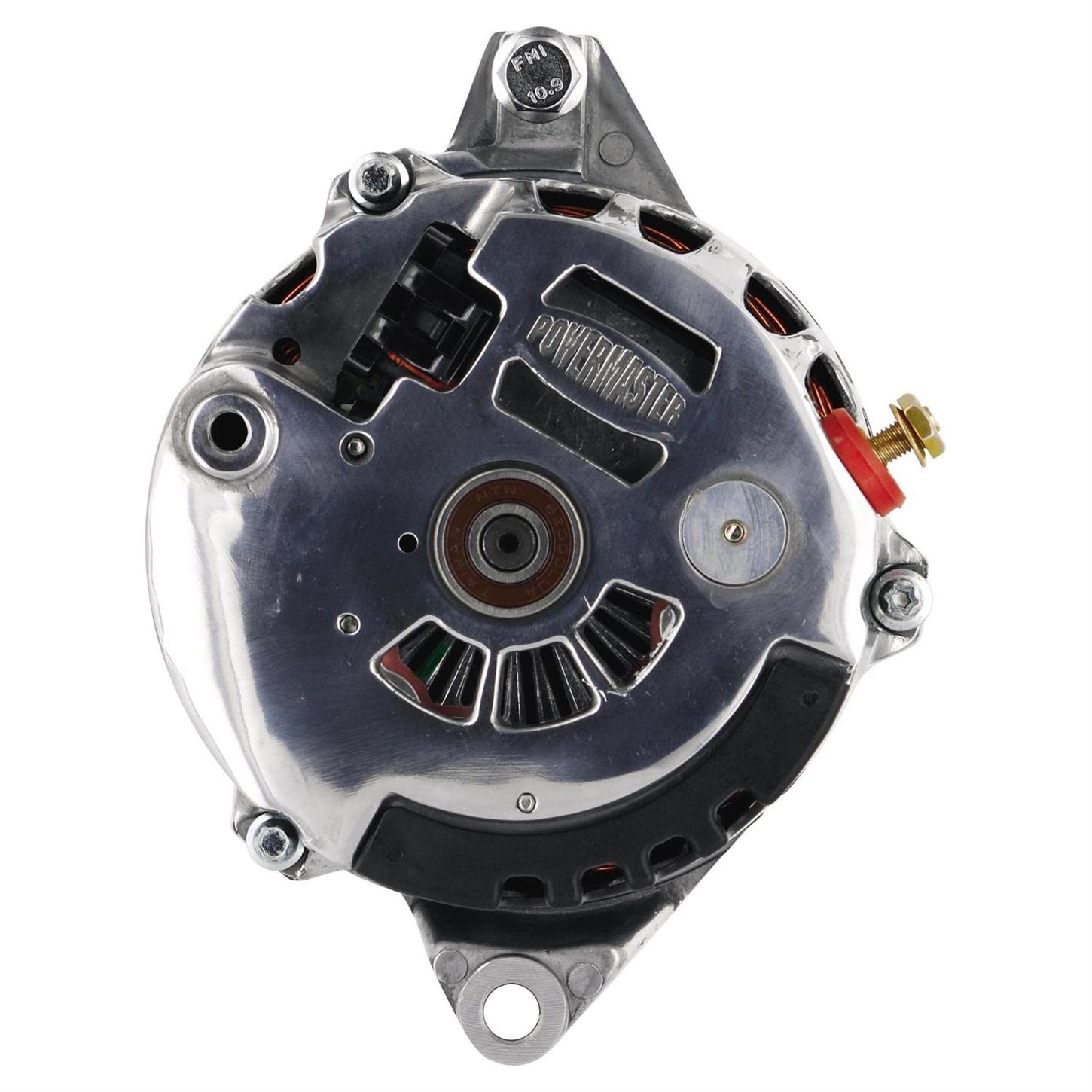 Alt GM CS130 Powermaster Natural 140A 1V Pulley Str MTG 6.61" Side BAT Post 1-Wire or OE Hookup