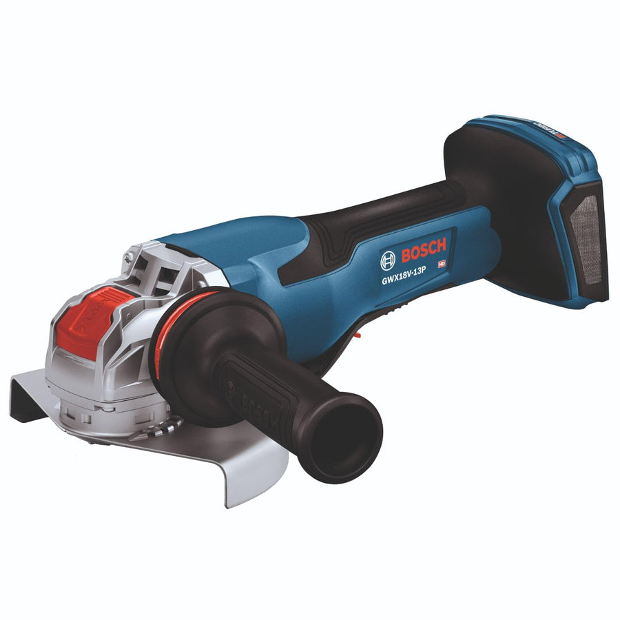 Bosch 18V GWX18V-13PN X-LOCK 5 – 6 In. Angle Grinder with No Lock-On Paddle Switch (Bare Tool)