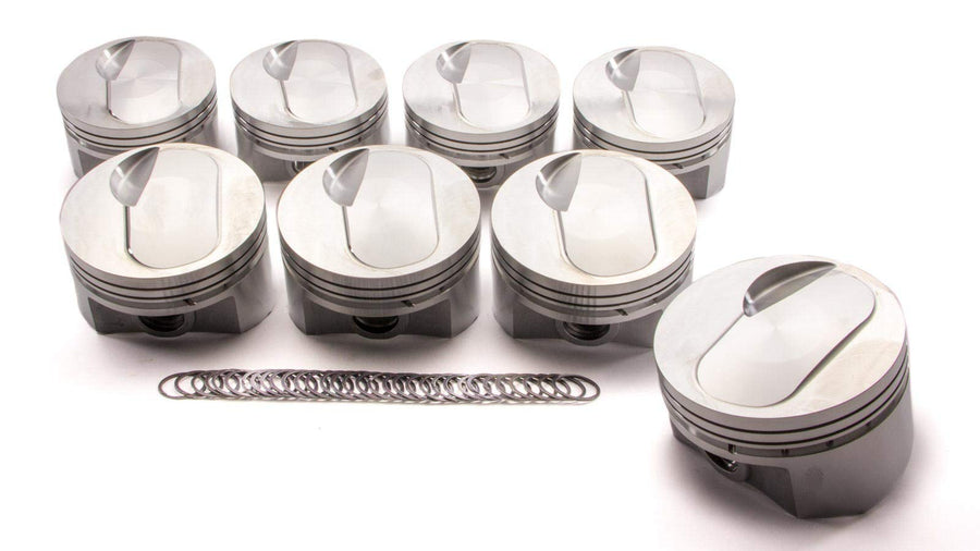 Piston Kit JE Pistons 281919 (502 BBC 4.5in Bore +1cc Dome Replacement Set of 8)