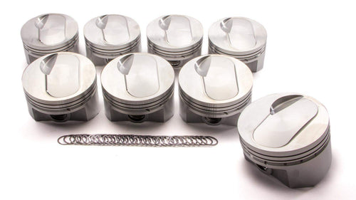 Piston Kit JE Pistons 281919 (502 BBC 4.5in Bore +1cc Dome Replacement Set of 8)