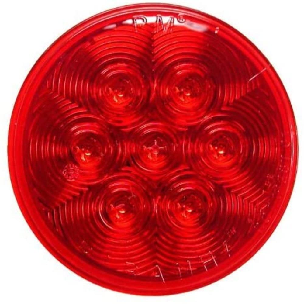 Red Peterson 4 Round Stop, Turn Tail Light - 817R-3