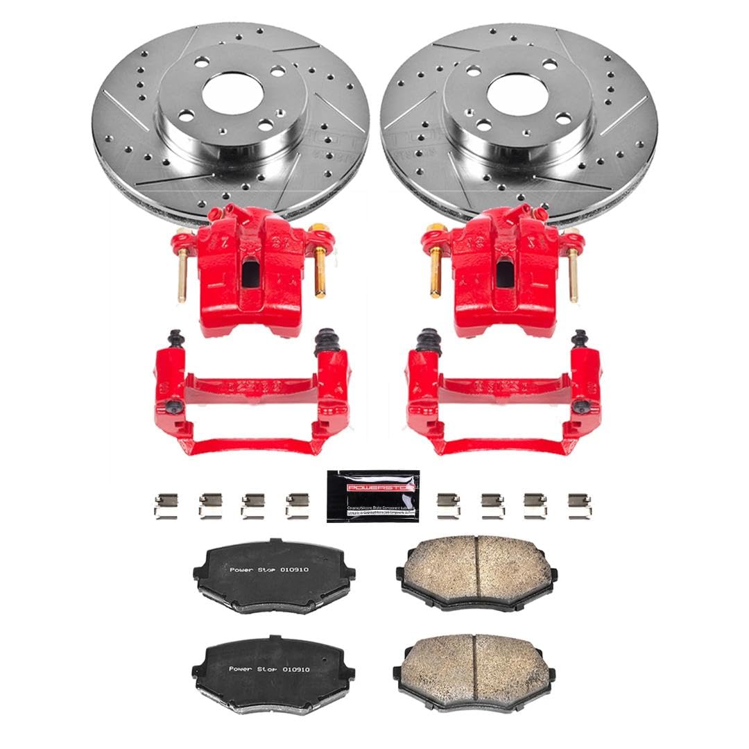Power Stop Z23 Evolution Sport Brake Kit with Calipers For 1994-1997 Mazda Miata | Mazda Miata 1999-2005 [Vehicle Specific]