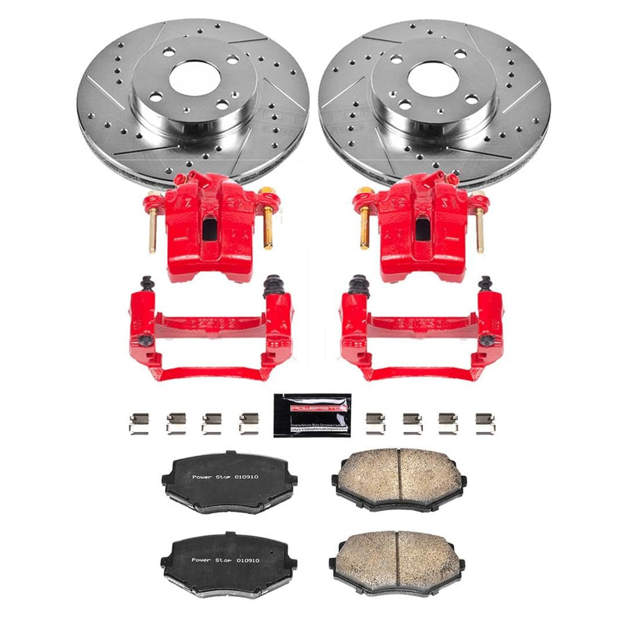 Power Stop Z23 Evolution Sport Brake Kit with Calipers For 1994-1997 Mazda Miata | Mazda Miata 1999-2005 [Vehicle Specific]