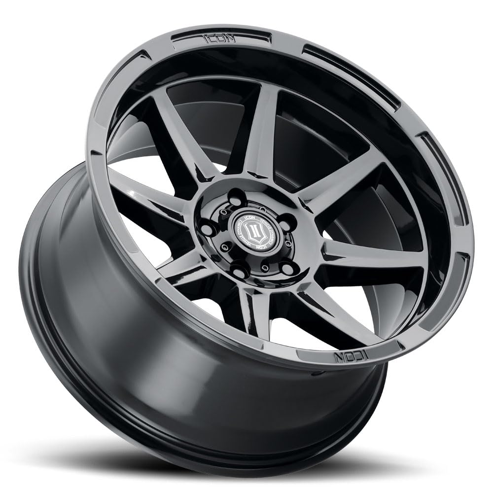 ICON Alloys Bandit, 20 x 10/6 x 5.5, Gloss Black, 24mm Offset, 4.5" BS, 6020108345GB