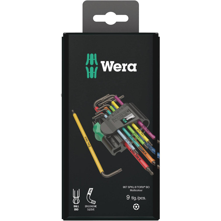 Wera 5073599001 Tools Tx Bo Multicolour 1 Sb L-Key Set, 1EA