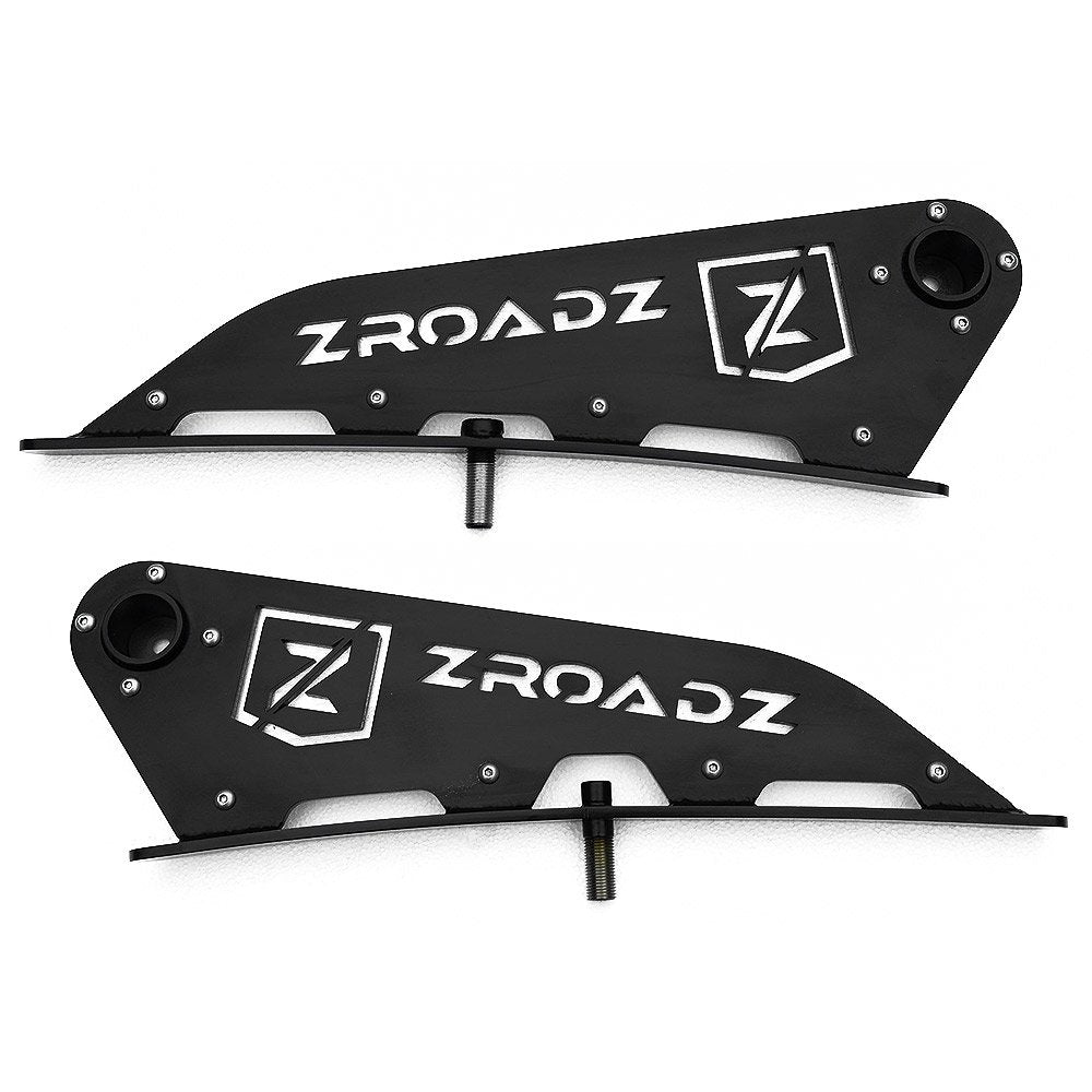 ZROADZ LED Front Roof Mounting Bracket - Compatible w/ 1999-2016 ALL Ford F-250, F-350, F-450, F-550 - to Mount (1) 52 Inch ZROADZ or similar style Curved Light Bar (Not Included) - PN #Z335461