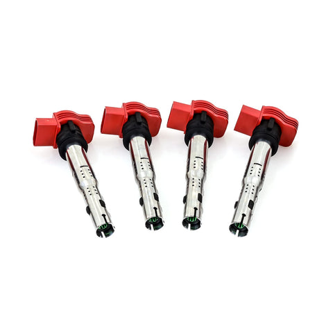 Mishimoto Set of 4 Ignition Coil, Compatible with 2006-2008 Volkswagen GTI