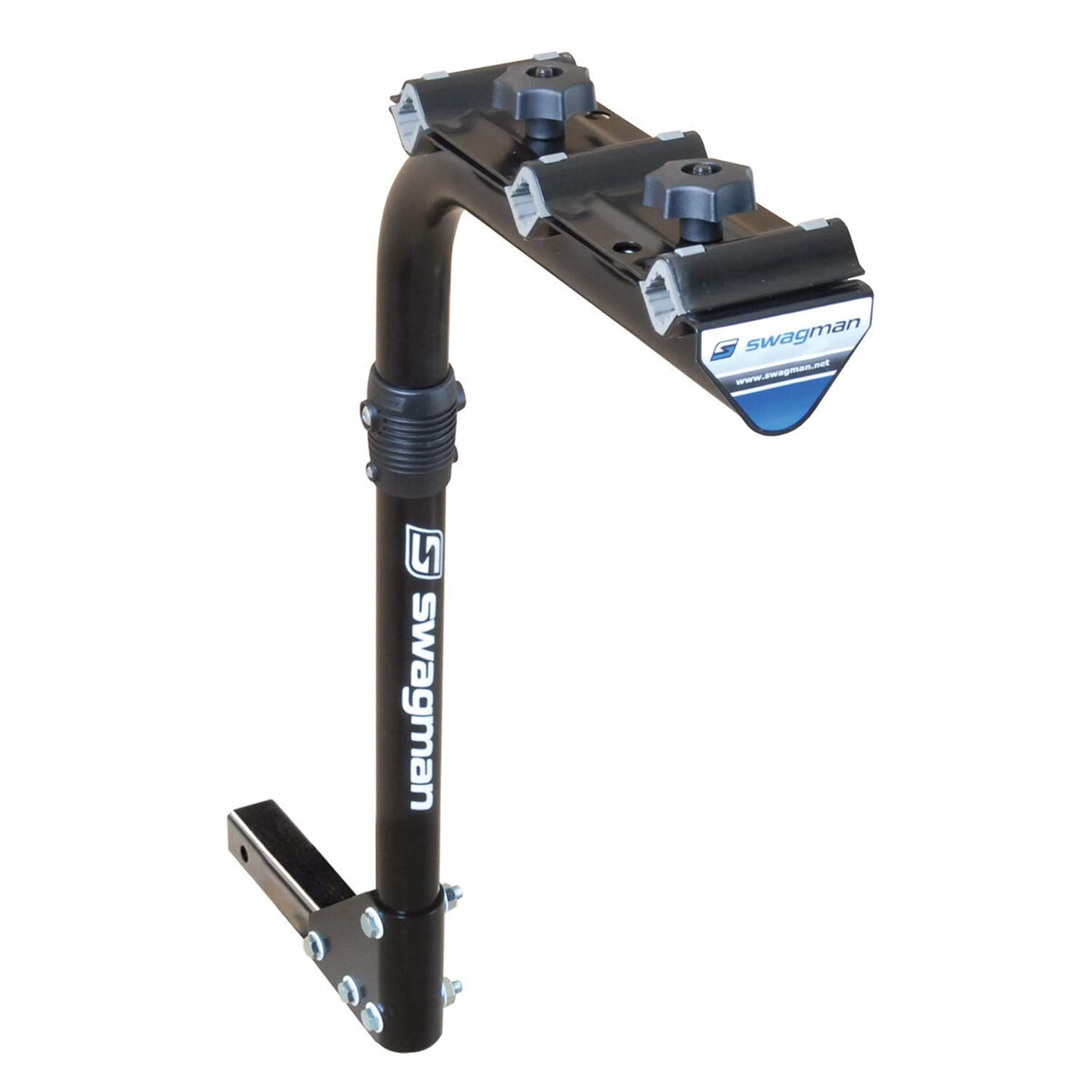 3 Bike Swagman Standard 2 Inch Receiver, Black