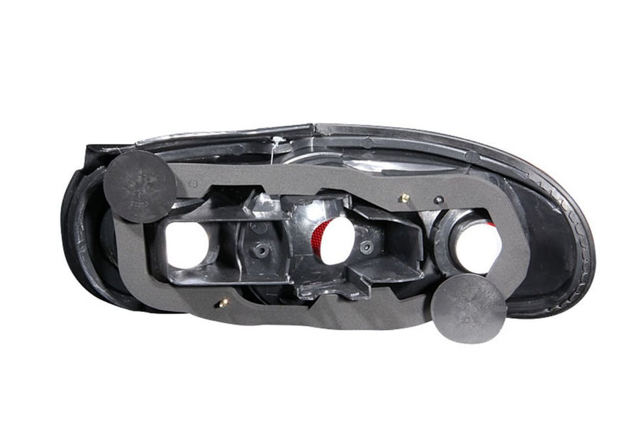 Black Euro Tail Light Set-Clear Lens ANZO USA 221077