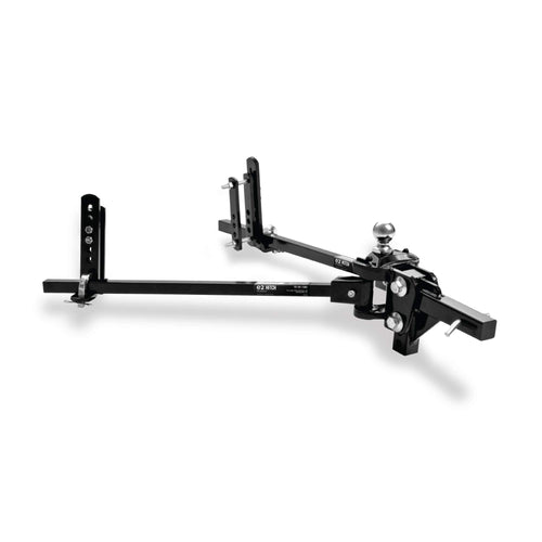 Fastway e2 Sway Control 2-Point Trunnion Hitch, 92-00-0800, 8,000 Lbs Trailer Weight Rating, 800 Lbs Tongue Weight Rating, Weight Distribution Kit Includes Standard Hitch Shank, Ball NOT Included
