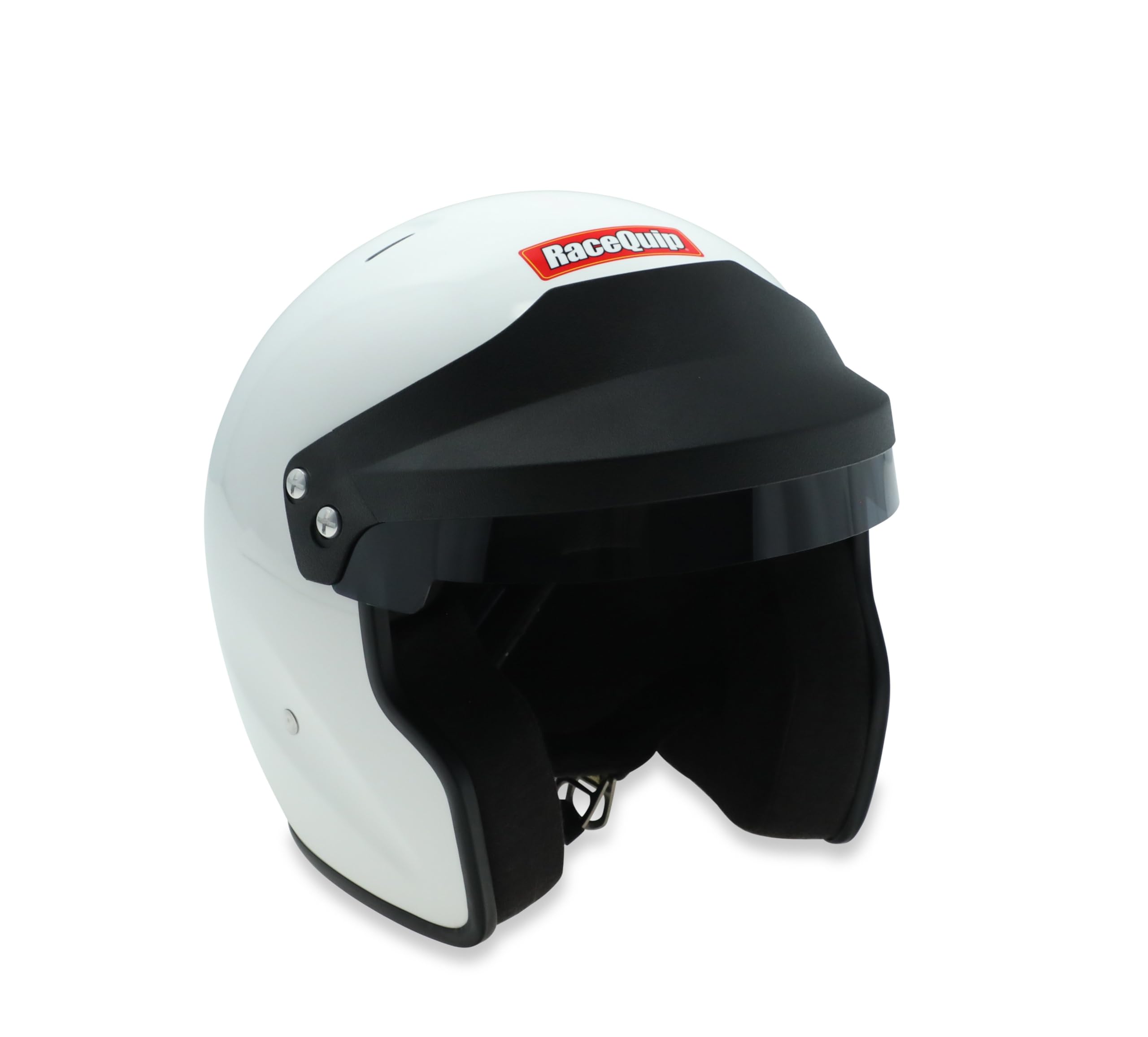 Open Face Helmet RaceQuip OF20 Series Snell SA-2020 Rated Gloss White X-Large 256116