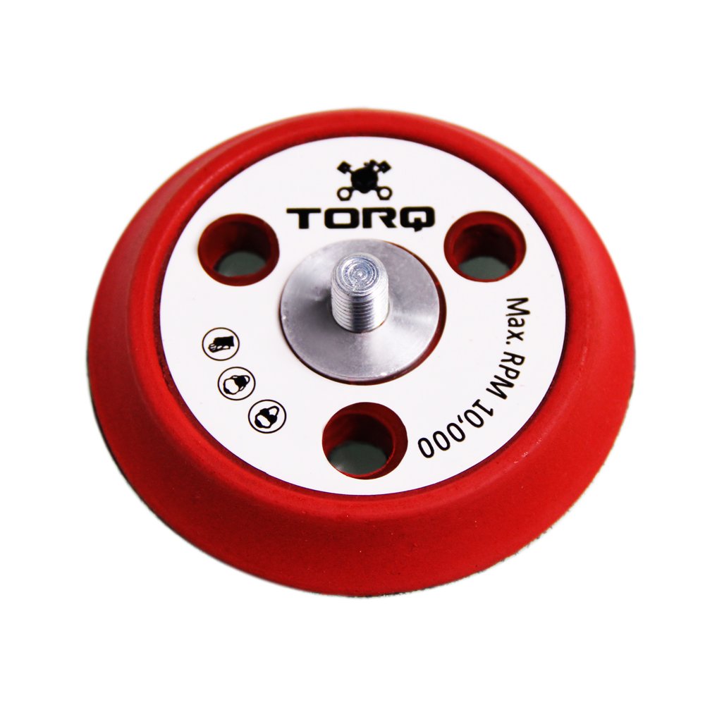Chemical Guys BUFLC_200 Torq R5 Dual-Action Backing Plate with Hyper Flex Technology, Red (3 Inch)