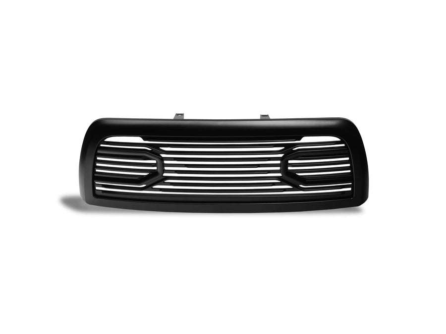 Big Horn Armordillo USA 7178410 Horizontal Front Hood Grille - Matte Black Fits 2010-2018 Dodge Ram 2500/3500/4500