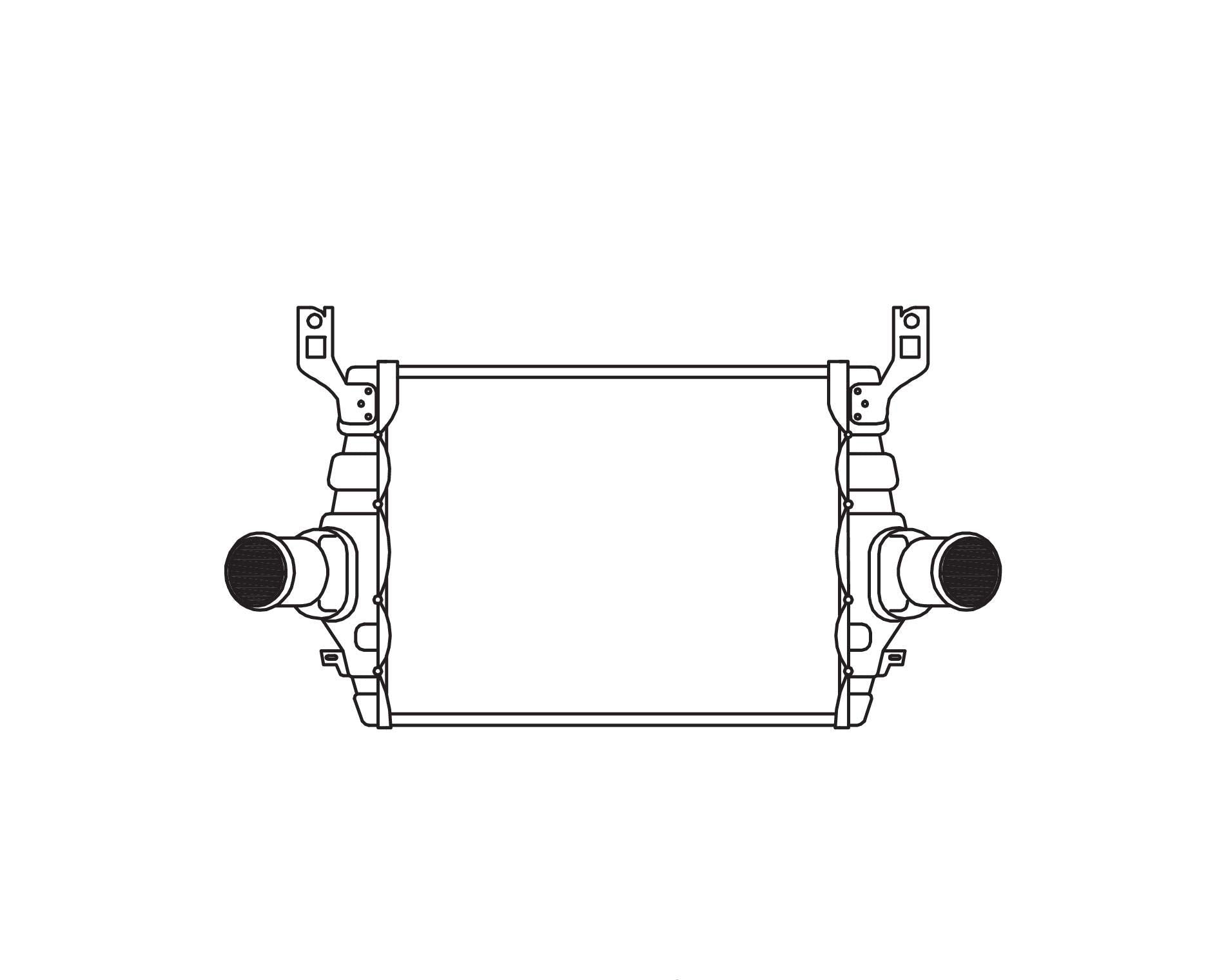Intercooler CSF Radiators 6017