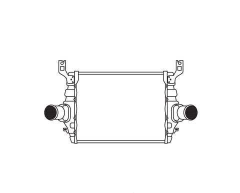 Intercooler CSF Radiators 6017