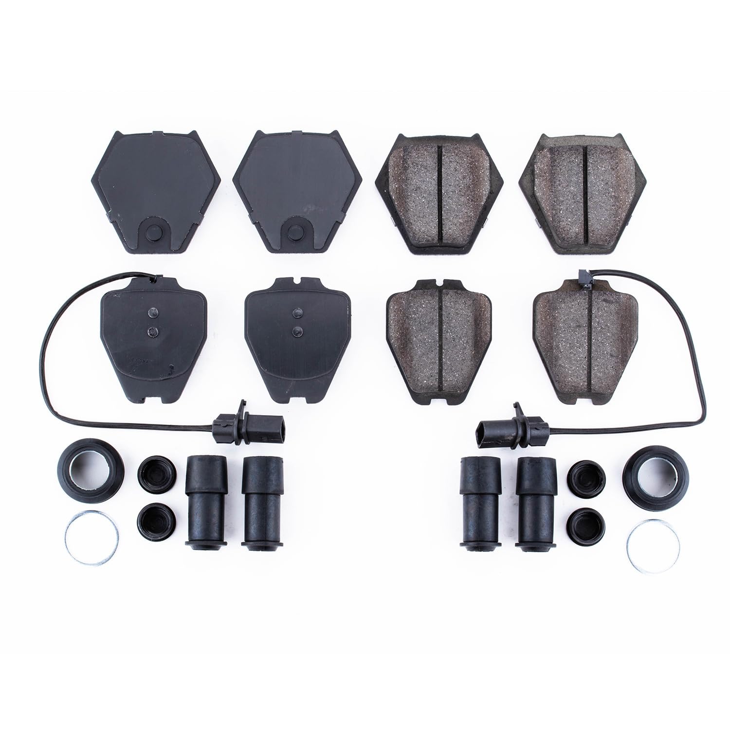 Power Stop Front Brake Kit For Audi A6 Quattro 2000-01 |S4 2000-02 |Allroad Quattro 2001-05 |S6 2002-03 - Ceramic Brake Pads With Installation Hardware, 17-839