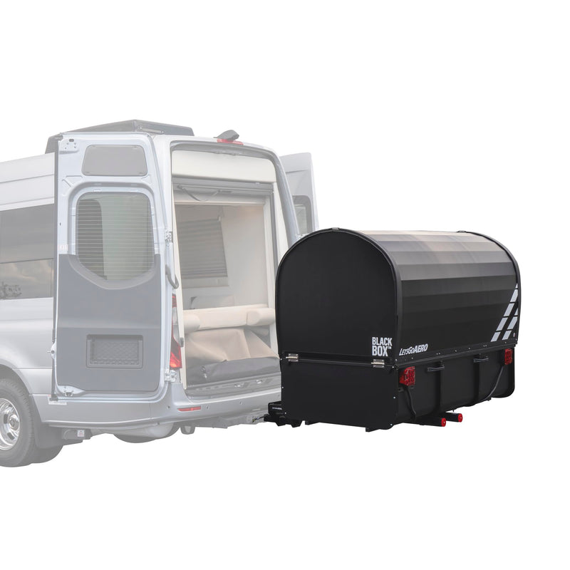 BlackBox PRO Let's Go Aero Enclosed Cargo Carrier | 64 cu. ft. | Slide-Out Platform