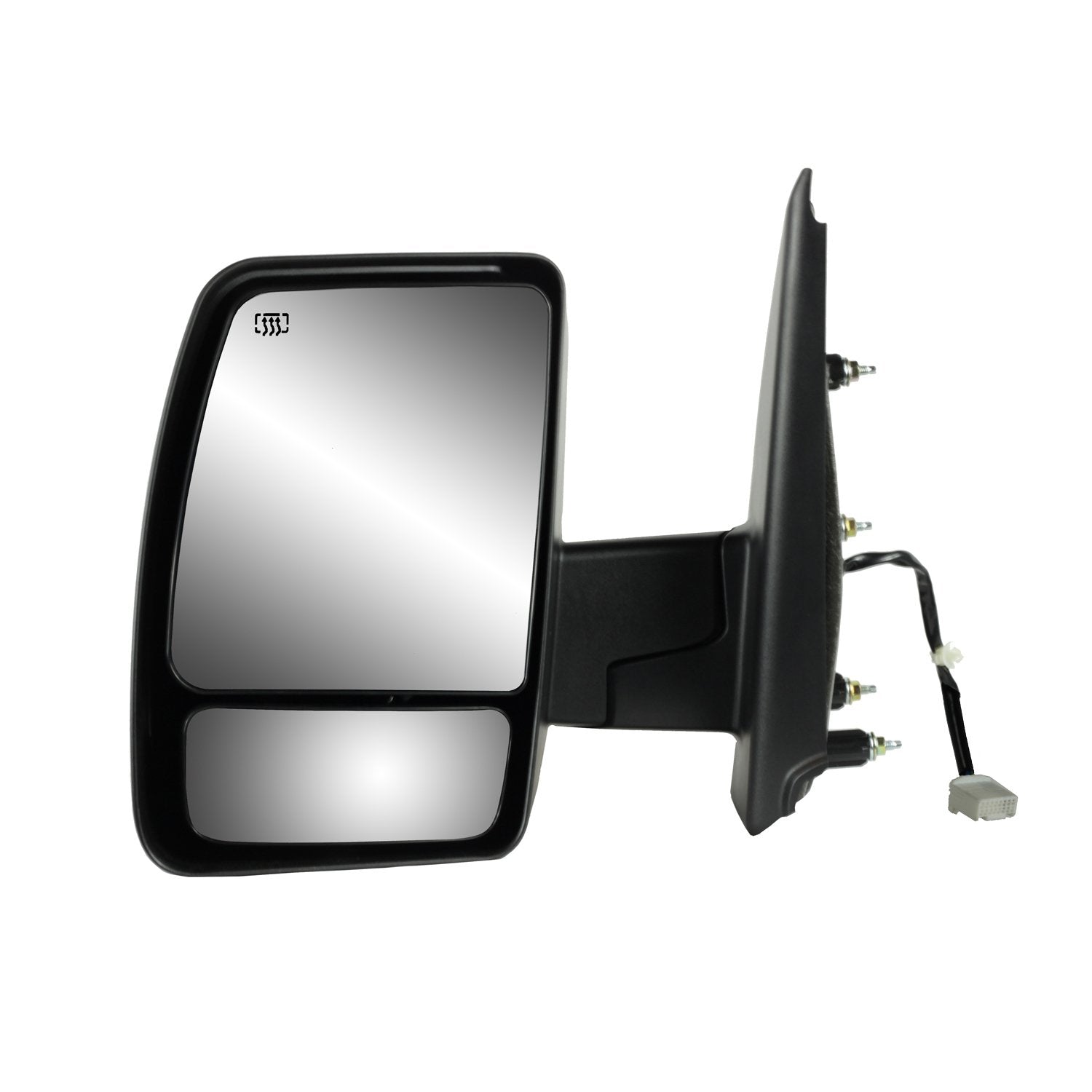 68118N Fit System - Driver Side Mirror for Nissan NV 1500, 2500, 3500, Textured Black, Dual Lens Foldaway, w/o Tow pkg, Power
