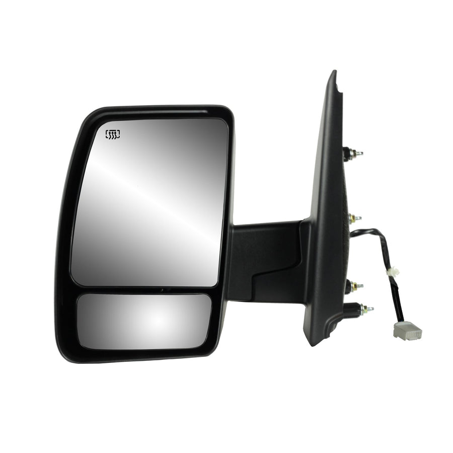 68118N Fit System - Driver Side Mirror for Nissan NV 1500, 2500, 3500, Textured Black, Dual Lens Foldaway, w/o Tow pkg, Power