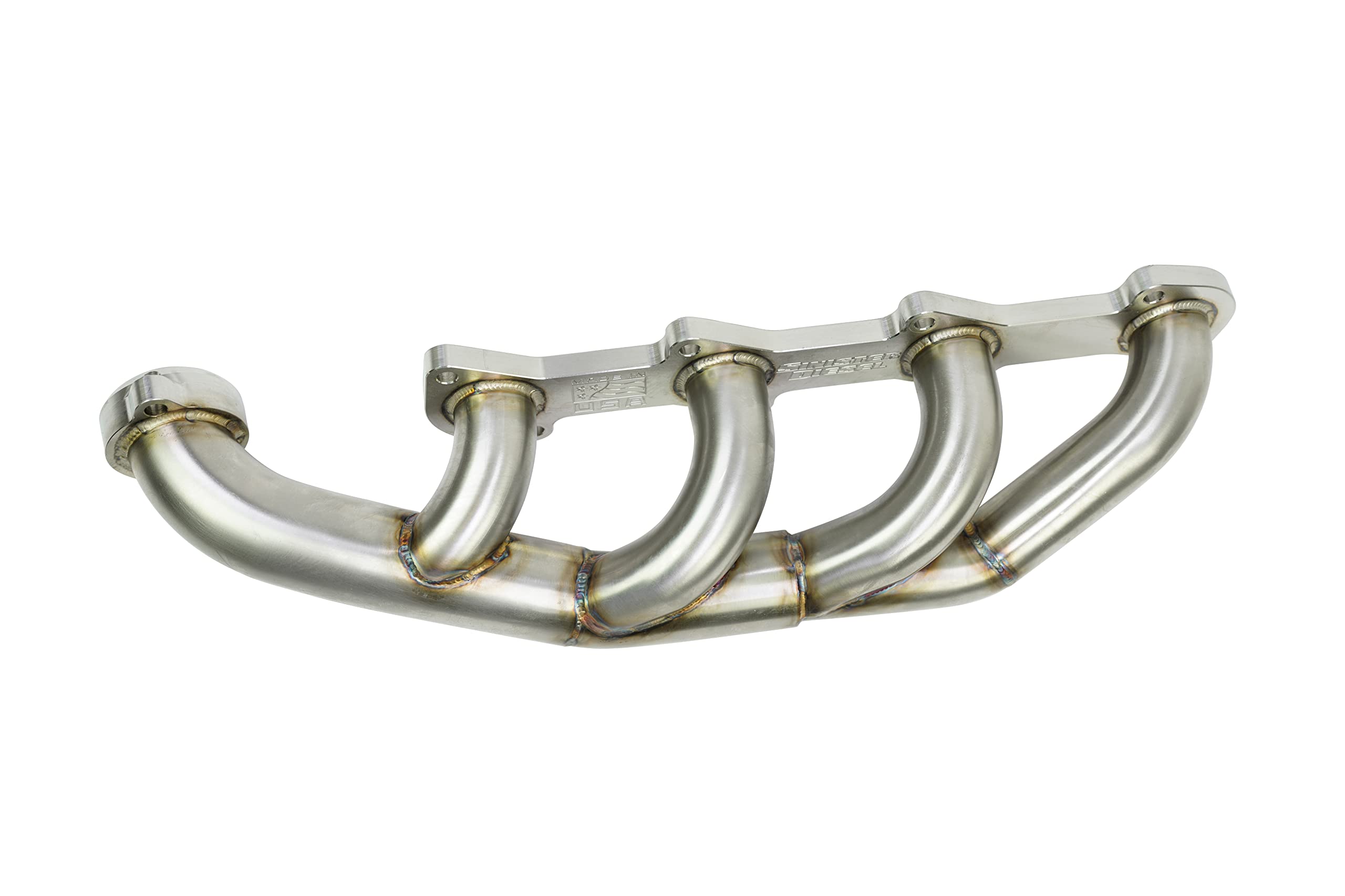 2003-2007 Ford Superduty Powerstroke Diesel 6.0 6.0 Headers. Has Egt Bung On Drivers Side