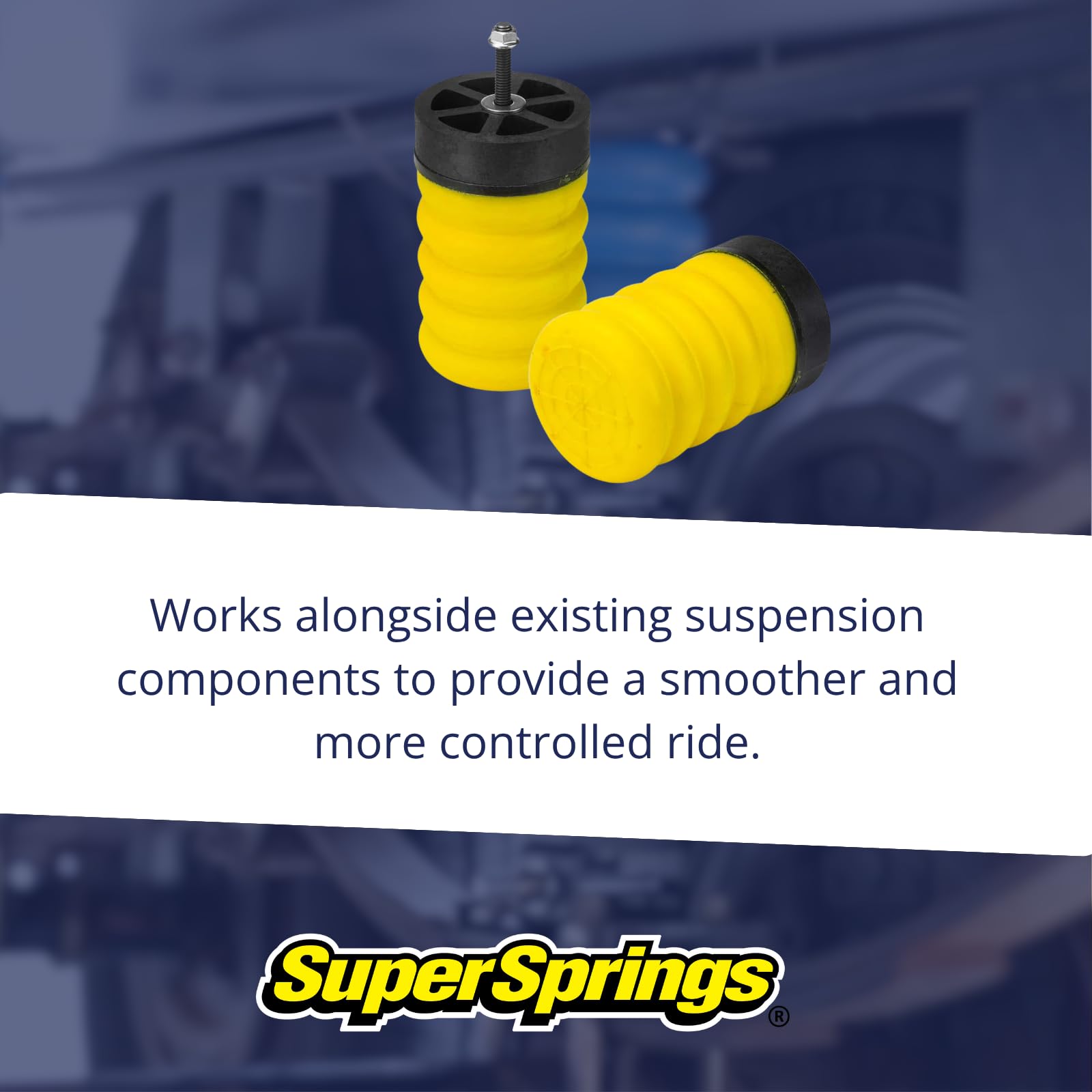 SumoSprings Rear for Freightliner FRED, Yellow | SuperSprings SSR-502-54
