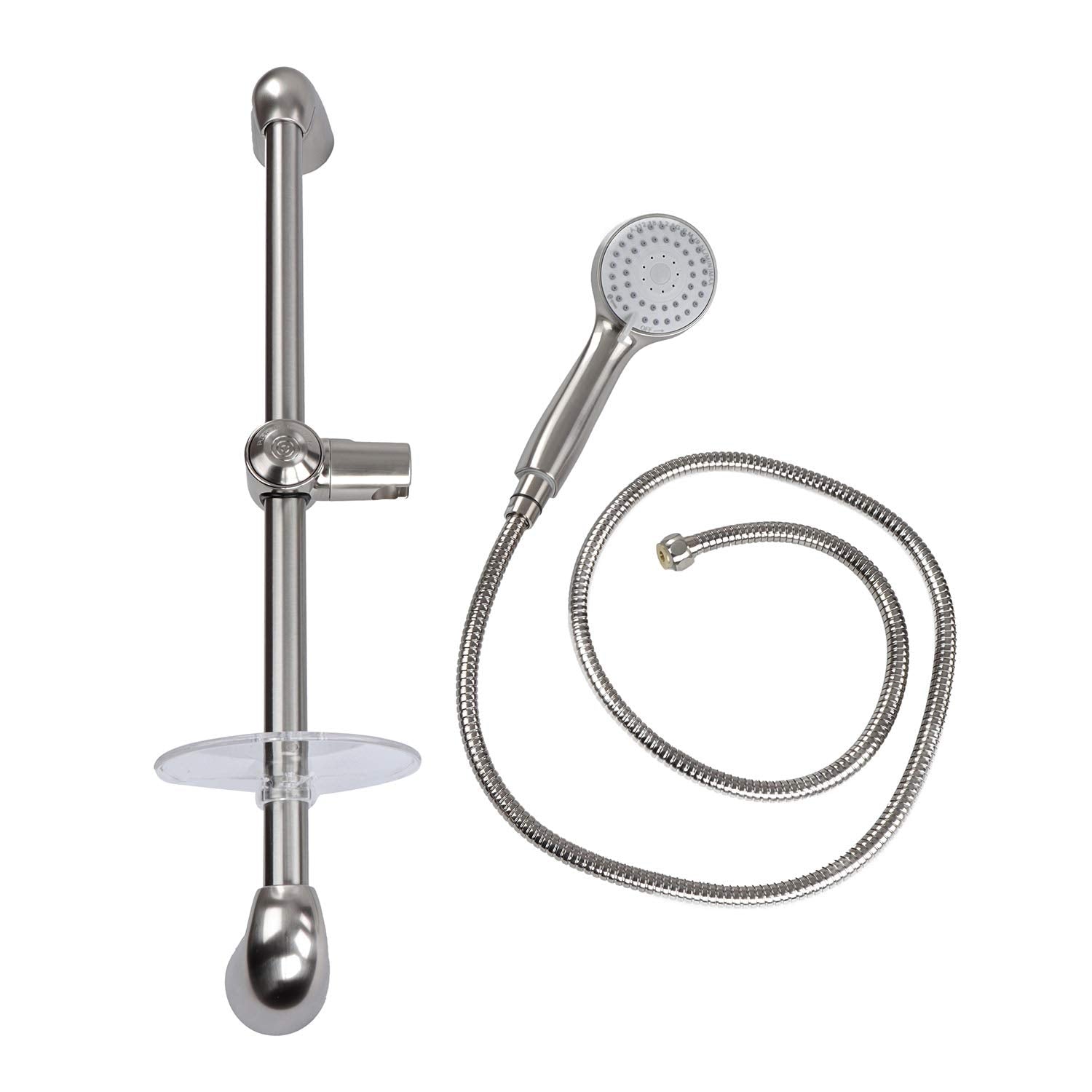 Empire Faucets 21" Durable Metal SLDBR-2MTL-BN-A RV Shower Slide Bar - Brushed Nickel