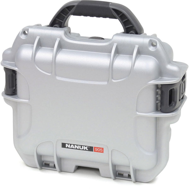 Waterproof Nanuk 905 Hard Case with Foam Insert - Silver