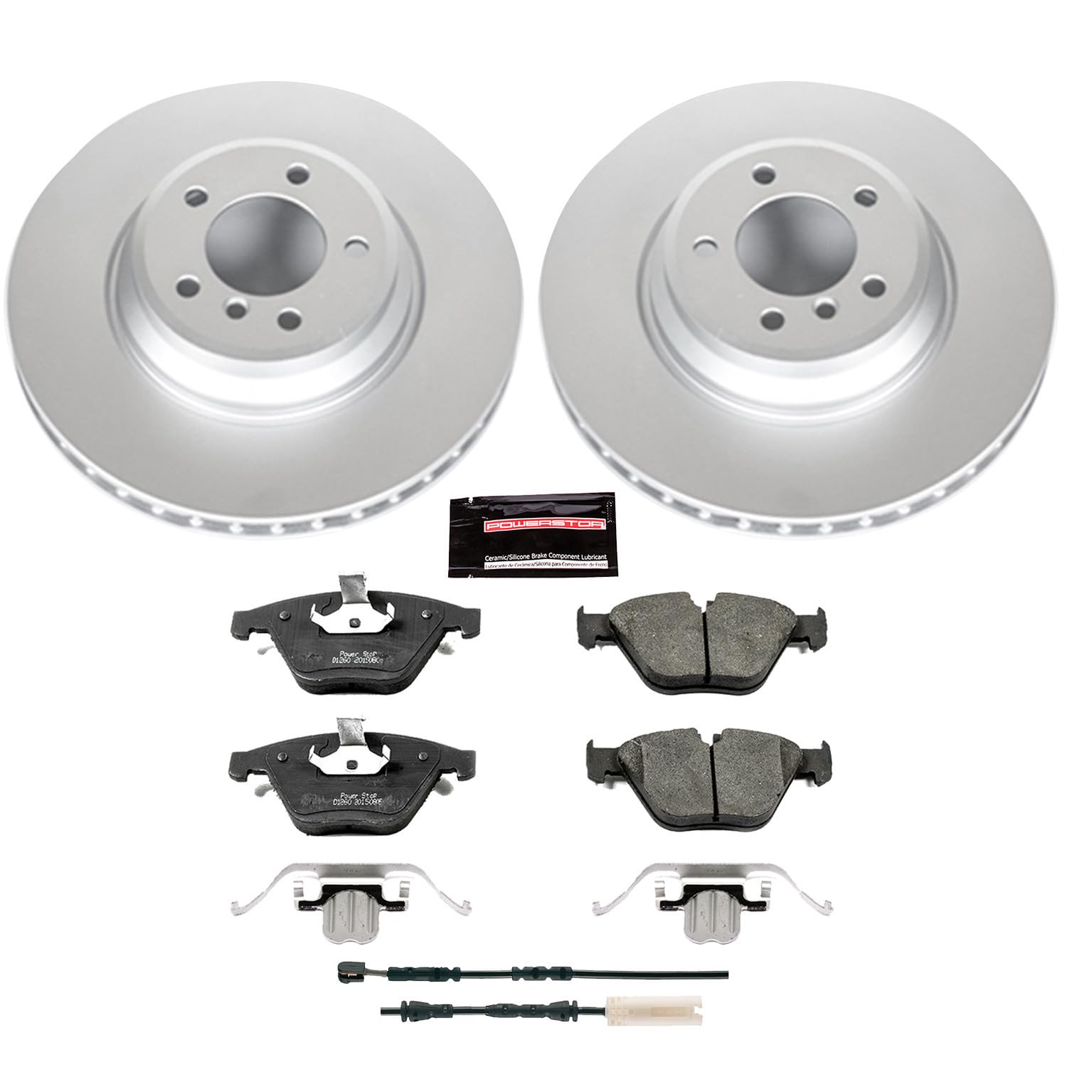 Z23 Evolution Power Stop CRK7022 Front Geomet® Coated Brake Kit