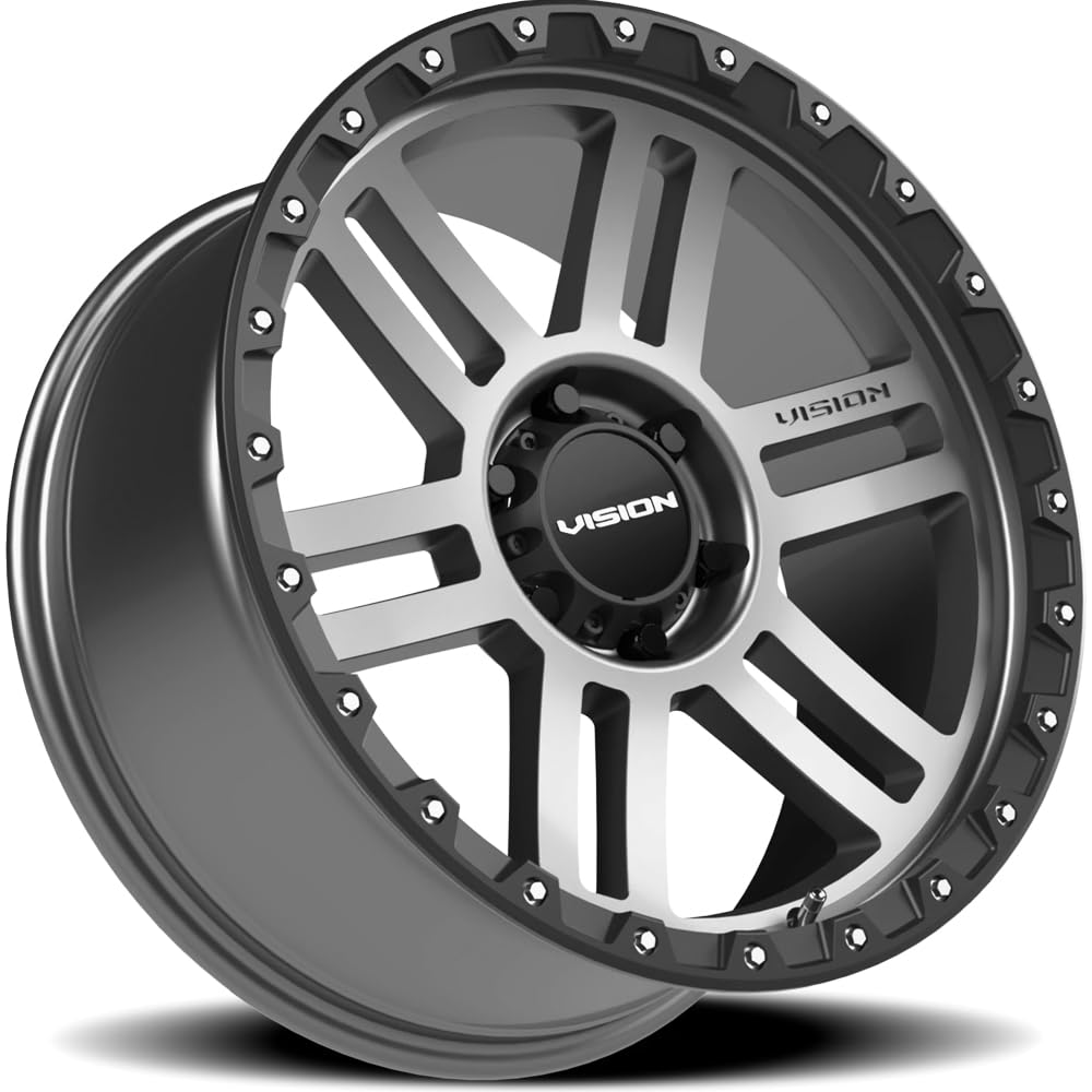 18x9 Vision 354 Manx 2 -12mm Gunmetal Wheel Rim 18" Inch