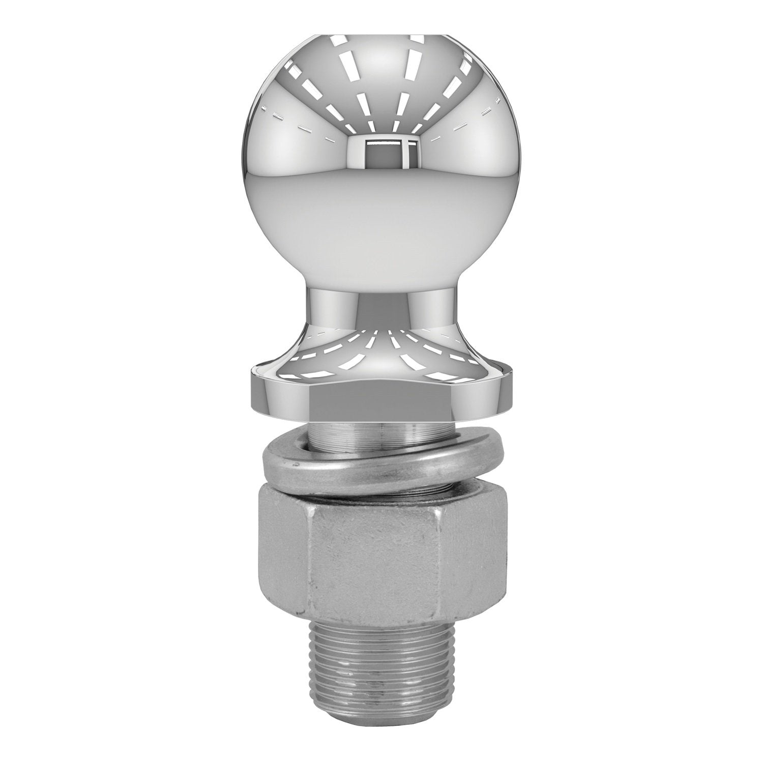 Chrome CURT Trailer Hitch Ball, 15,000 lbs, 2-5/16-Inch Diameter, 1-1/4 x 2-5/8-Inch Shank